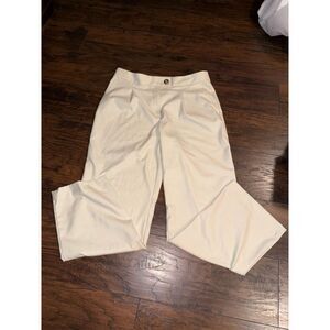 Ann Taylor Cream Trouser Pants